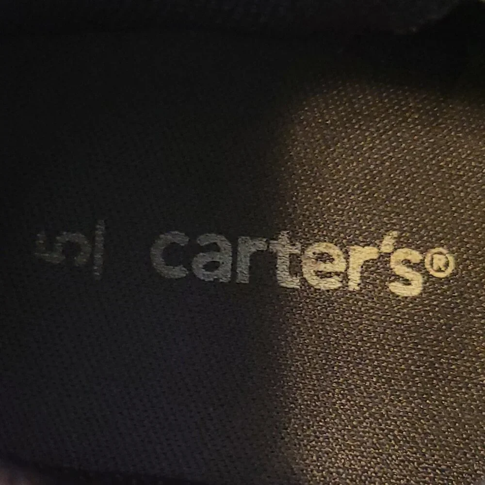 CARTER'S BOY'S ''GUSTAVE'' SLIP ON ONE STRAP CASUAL COMFY SNEAKER SZ 5 MEDIUM